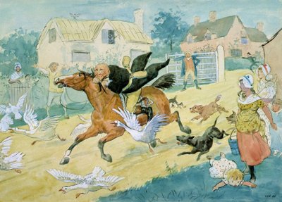 John Gilpin riding to Edmonton by Randolph Caldecott